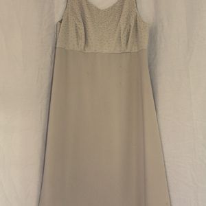Cream cocktail dress